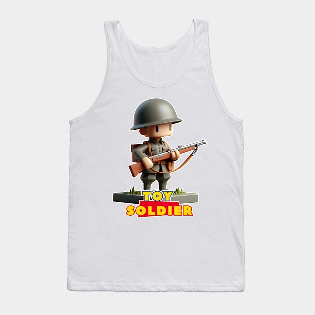 Toy Soldier Tank Top by Rawlifegraphic